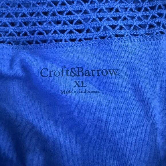 Croft & Barrow XL blue shirt - Picture 3 of 3